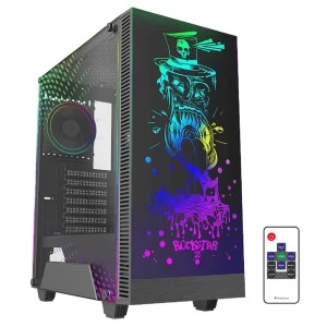 Gamemax Rockstar 2-3605/A365 Mid Tower Black (Tempered Glass) ATX Gaming Casing