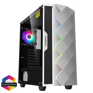 GameMax White Diamond A 361 Mid Tower White ATX Gaming Casing