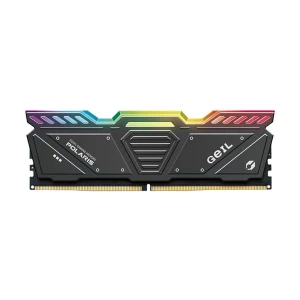 GeIL POLARIS RGB 16GB DDR5 5200MHz Gray Heatsink Gaming Desktop RAM #GOSG532GB5200C34ADC