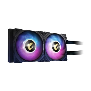 Gigabyte AORUS WATERFORCE 240 AIO Liquid CPU Cooler with ARGB Lighting Display & Dual 120mm ARGB Fans