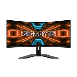 Gigabyte G34WQC A 34 Inch 3K UWQHD Dual HDMI, Dual DP, Earphone, Speaker Gaming Monitor#G34WQC A-EK
