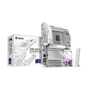 Gigabyte Z890 AORUS ELITE ICE (Wi-Fi 7) (Intel Core Ultra LGA1851 Socket) Gaming Motherboard #Z890 A ELITE WF7 ICE