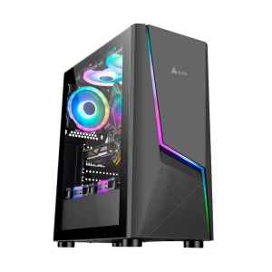 Golden Field 1092B Mid Tower Black Gaming Desktop Casing