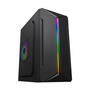 Golden Field 1715B Mid Tower Micro ATX Black Desktop Casing with Standard PSU