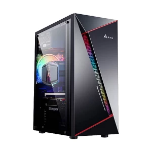 Golden Field XH2i Mid Tower Black ATX Gaming Desktop Casing with Standard PSU