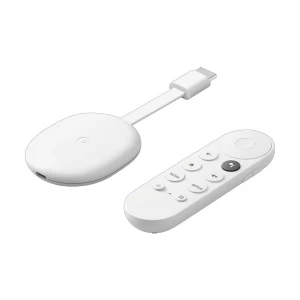 Google Chromecast with Google TV OS HD (Snow) (upto FHD 1080p) #GA03131-US