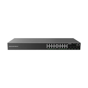 Grandstream GWN7802 20-Port (16-Port 10/100/1000Mbps Ethernet & 4-Port 10/100/1000Mbps SFP) Managed Network Switch