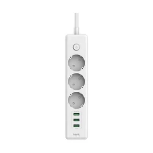 Havit 3AC Slot+3 USB switch design White Power Strip # Hv-SP8813