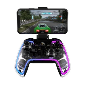 Havit G158BT Pro RGB Wireless Vibration Transparent Game Pad