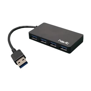 Havit USB Male to Quad USB Female Black Hub # H103