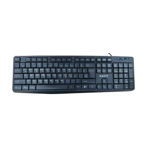 Havit KB2006 Wired Black Exquisite Keyboard with Bangla