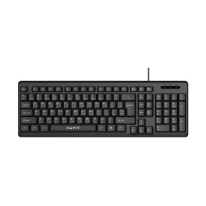 Havit KB241 Wired Black Keyboard with Bangla