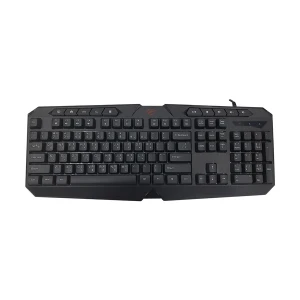 Havit KB419L USB Multi-Function Backlit Black Gaming Keyboard with Bangla