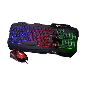 Havit KB558CM Wired Backlit Gaming Black Keyboard & Mouse Combo