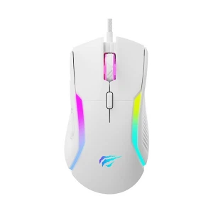 Havit MS1033 RGB Wired White Programmable Gaming Mouse