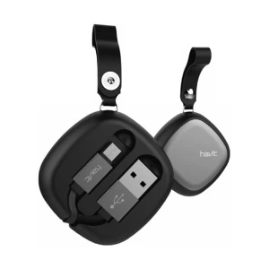 Havit USB Male to Micro USB Male, 1 Meter, Black Charging & Data Cable #H640