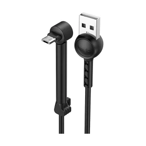 Havit USB Male to Micro USB Male, 1 Meter, Black Charging & Data Cable #H695