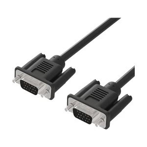 Havit VGA Male to Male, 3 Meter, Black Cable