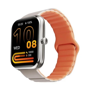 Haylou RS4 Max Starlight Silver Bluetooth Calling Smart Watch