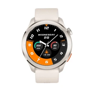 Haylou Solar Neo 2 Silver AMOLED Bluetooth Calling Smart Watch with Woven + Silicone strap