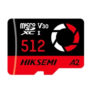 Hiksemi Capture 512GB microSDXC/SDHC UHS-I U3 Class10 V30 A2 Memory Card without Adapter #HS-TF-E3-512G
