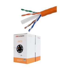 Hikvision Cat-6, 305 Meter, Orange Network Cable #DS-1LN6-UU
