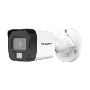 Hikvision DS-2CE16K0T-LFS (2.8mm) (5.0MP) 3K Smart Hybrid Light Audio Fixed Mini Bullet CC Camera