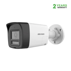 Hikvision DS-2CE16K0T-LTS (3.6mm) (5.0MP) 3K Smart Hybrid Light Two Way Audio Fixed Mini Bullet CC Camera