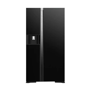 Hitachi R-SX800GPB0 633L Glass Black Side By Side Refrigerator