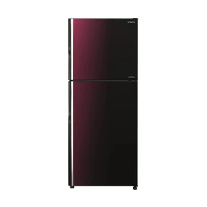 Hitachi R-VG420P8PB 375L Gradation Rose Red Top Freezer Refrigerator