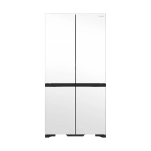 Hitachi R-WB640V0PBX 638L Matte Glass White French Bottom Freezer Refrigerator