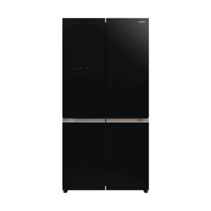 Hitachi R-WB700VPB2 713L Glass Black French Bottom Freezer Refrigerator