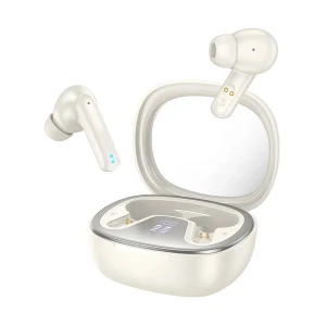 Hoco EQ6 Shadow Milky White TWS Bluetooth Earbuds