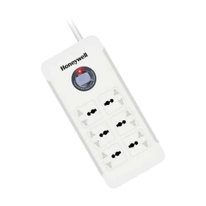 Honeywell 3 Pin 6 Port White Power Strip #HC000017/SRG/1.5M/WHT/6/UK