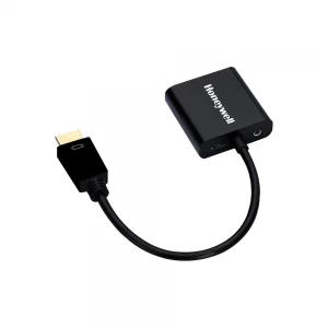 Honeywell HDMI Male to VGA, Micro USB Female Black Converter with Audio #HC000001/ADP/BLK