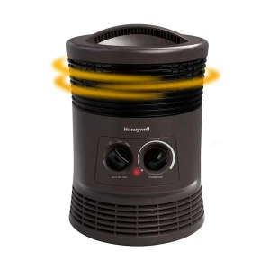 Honeywell HHF360 Series 1500W Slate Gray-Black 360 Surround Fan Forced Room Heater #HHF360V