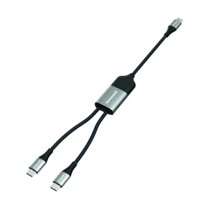 Honeywell USB Type-C Male to Dual Type-C Male Sliver Data Cable #HC000043