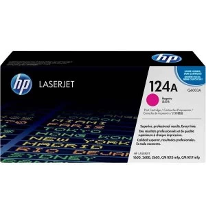 HP 124A Magenta Original LaserJet Toner (Q6003A)