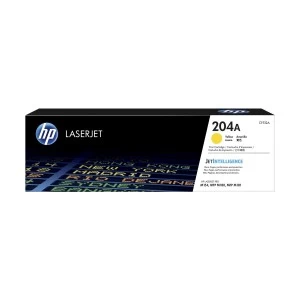 HP 204A Yellow Original LaserJet Toner (CF512A) (Bundle with Full Set)