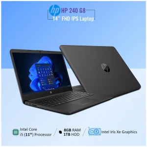HP 240 G8 Intel Core i5 1135G7 8GB RAM 1TB HDD 14 Inch FHD Display Ash Laptop