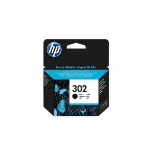 HP 302 Black Original Ink Cartridge #F6U66AE