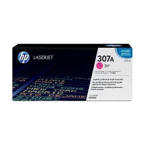 (Bundle with Full Set) HP 307A Magenta Original LaserJet Toner (CE743A)