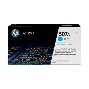 (Bundle with Full Set) HP 507A Cyan Original LaserJet Toner (CE401A)