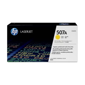 (Bundle with Full Set) HP 507A Yellow Original LaserJet Toner (CE402A)