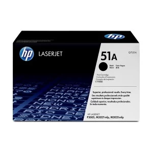 HP 51A Black Original LaserJet Toner (Q7551A)