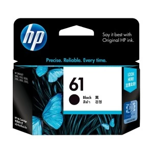 HP 61 Black Original Ink Cartridge # CH561WA