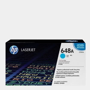 HP 648A Cyan Original LaserJet Toner (CE261A)