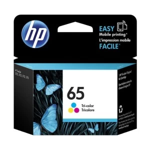 HP 65 Tri-color Original Ink Cartridge (N9K01AA)