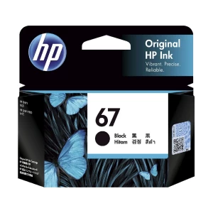 HP 67 Black Original Ink Cartridge (3YM56AA)