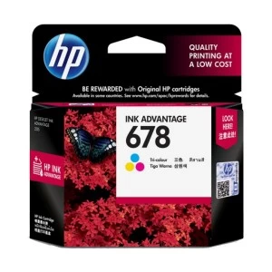 HP 678 Tri-color Original Ink Advantage Cartridge (CZ108AA)